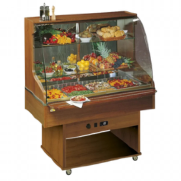 Vitrine buffet & chariot Tecfrigo - ASTRO - Dimensions 1423x750x1750 mm