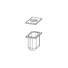 Bac gastronorme en acier inox - B 1/9