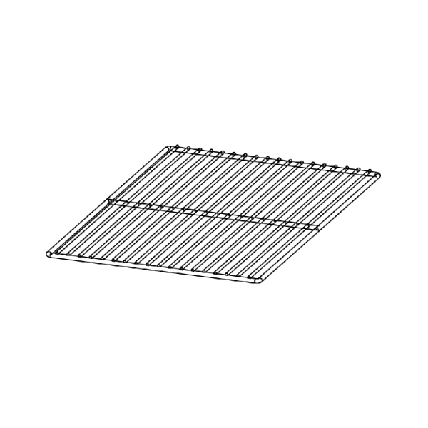 Grille en acier inox - GR 53x70 X - Dimensions 530x700 mm