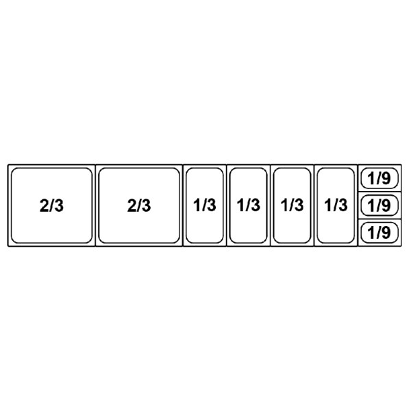 Configuration de bacs - C1 VR 2000