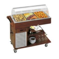 Vitrine buffet & chariot Tecfrigo - CARRELLINO 3 - Dimensions 1183x670x1110 mm