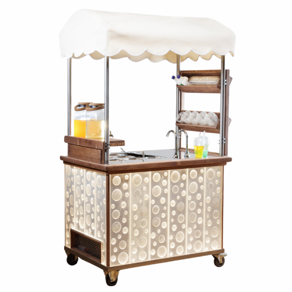 Chariot à boisson - Bubble Tea Cart - A partir de 7.900,00 € * (* avec 2 pompes de distribution pour le thé)