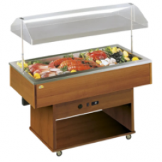 Vitrine buffet & chariot Tecfrigo - DELIZIE ATOLLO M - Dimensions 1423x750x1478 mm