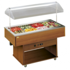 Vitrine buffet & chariot Tecfrigo - DELIZIE M - Dimensions 1423x750x1478 mm