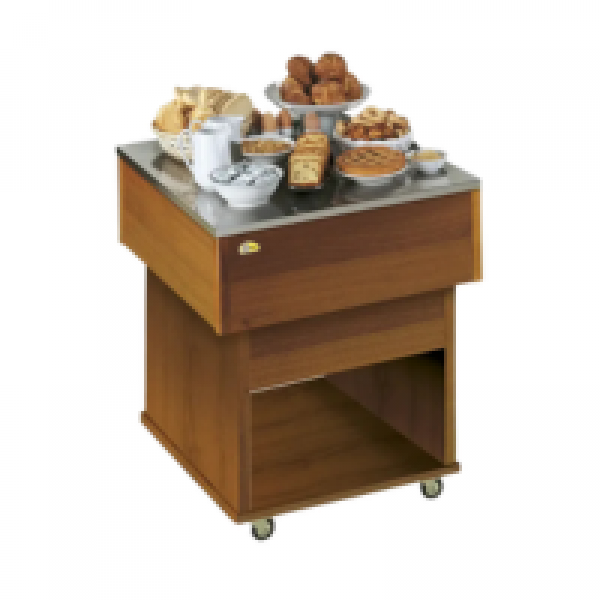 Vitrine buffet & chariot Tecfrigo - DELIZIE TABLE 75 - Dimensions 750x750x908 mm