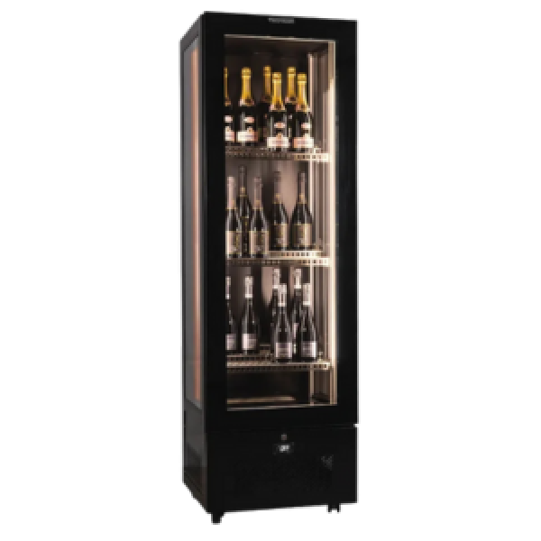 Vitrine à vin positive Tecfrigo - ENOTEC 60 1TV - Dimensions 595x500x1910 mm