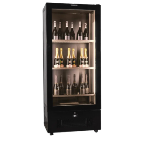 Vitrine à vin positive Tecfrigo - ENOTEC 80 1TV - Dimensions 800x500x1910 mm