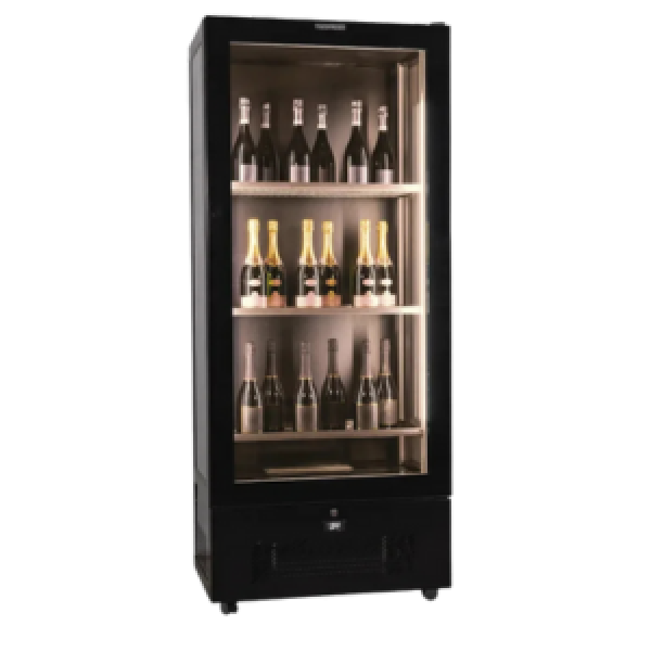 Vitrine à vin positive Tecfrigo - ENOTEC 80 1TV/P - Dimensions 800x500x1910 mm