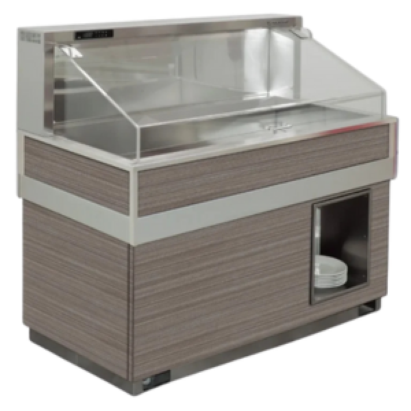 Vitrine buffet & chariot Tecfrigo - FUTURA BAHIA 4 - Dimensions 1425x750x1310 mm