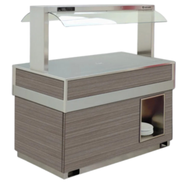 Vitrine buffet & chariot Tecfrigo - FUTURA BRINA 4 - Dimensions 1425x750x1430 mm