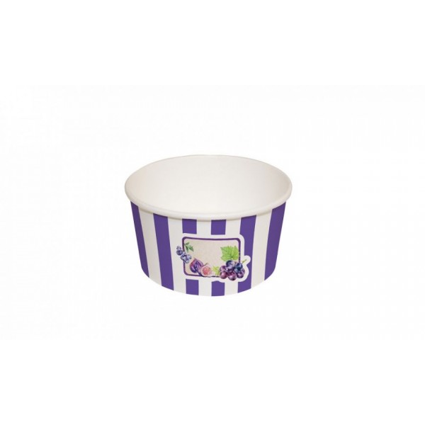 Petit pot à glace Fruits & Rayures 100 ml 