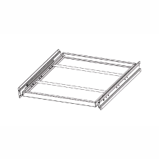 Barre de suspension amovible en inox - GA 70x70 X - Dimensions 700x700 mm