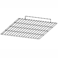 Grille en acier inox - GR 53x65 X - Dimensions 530x650 mm