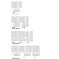 Congélateurs de crème glacée - IC400SCE-SO (-24 à -14 °C) Dimensions extérieures (LxPxH) 1300 x 615 x 1295 mm