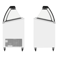 Congélateurs de crème glacée - IC201SCE+SO (-24 à -14 °C) Dimensions extérieures (LxPxH) 720 x 615 x 1295 mm