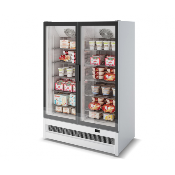 Vitrine verticale pour glace - Marin TB 1000 Dimensions extérieures (L x P x H) 1340 x 740 x 1935 mm