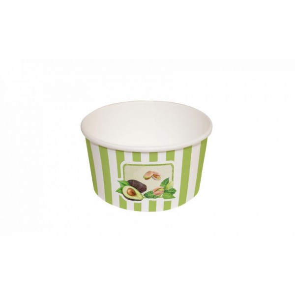 Petit pot à glace Fruits & Rayures 230 ml 