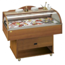 Vitrine buffet & chariot Tecfrigo - PEGASO FISH - Dimensions 1423x750x1268 mm