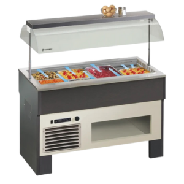 Vitrine buffet & chariot Tecfrigo - PROXIMA 3 M VT - Dimensions 1122x750x1528 mm