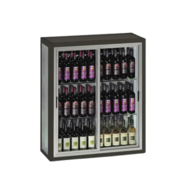 Vitrine à vin positive Tecfrigo - SNELLE WINE 251 SG - Dimensions 800x400x1075 mm