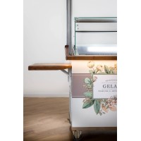 Chariot à glace avec 7 bacs + 7 bacs en réserve (bacs de: 150 cm x 85 cm x 210 cm)   - Showcase Model - A partir de 9.630€* (Bacs non inclus) 