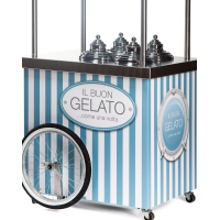 Chariot à glace avec 4 Carapines + 2 carapines en réserve - Small Model - A partir de 6.450€* (*avec couvercles standards) 