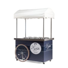 Chariot à glace avec 8 Carapines + 6 carapines en réserve - Medium Model - A partir de 7.720€ * (*avec couvercles standards)