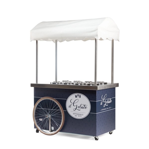 Chariot à glace avec 8 Carapines + 6 carapines en réserve - Medium Model - A partir de 7.720€ * (*avec couvercles standards)