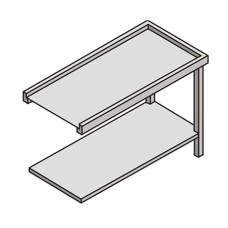 Table avec étagère inférieure - TB