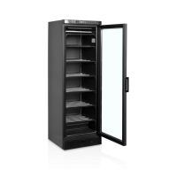 Vitrine verticale - UFSC371G Noir (-24 à -14 °C) Dimensions extérieures (LxPxH) 595 x 640 x 1840 mm