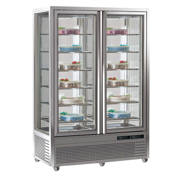 Vitrine verticale négative Tecfrigo - DIVA 901 GBT - 1355x680x1875 mm - 800 L