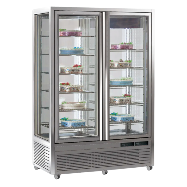 Vitrine verticale négative Tecfrigo - DIVA 901 GBT-BTV - 1355x680x1875 mm - 800 L