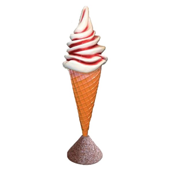 Stop-trottoir 3D Cornet de glace à l'italienne + confiture 145 cm - Code EG004A